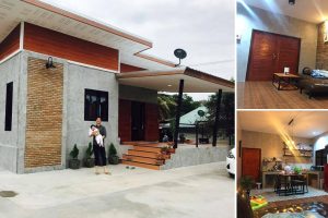 รีวิว บ้านเดี่ยวชั้นเดียว สไตล์โมเดิร์นลอฟท์ พื้นที่ใช้สอย 64 ตร.ม. วัสดุเกรดเอ งบประมาณ 7 แสนกว่าบาท