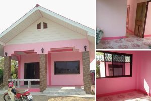 รีวิว บ้านชั้นเดียวสไตล์ชนบท พื้นที่ใช้สอย 75 ตร.ม. งบประมาณ 550,000 บาท
