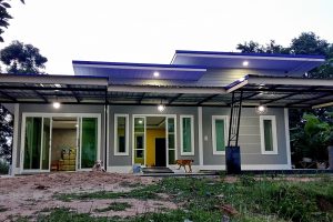 รีวิว บ้านโมเดิร์นลอฟท์ชั้นเดียว พื้นที่ใช้สอย 166 ตร.ม. งบประมาณ 700,000 บาท