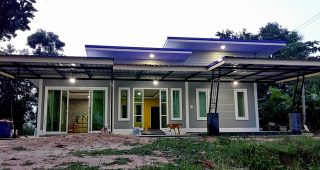 รีวิว บ้านโมเดิร์นลอฟท์ชั้นเดียว พื้นที่ใช้สอย 166 ตร.ม. งบประมาณ 700,000 บาท