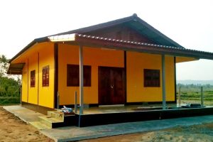 รีวิว บ้านน้อยปลายนาสไตล์ชนบท พื้นที่ใช้สอย 72 ตร.ม. งบประมาณ 400,000 บาท