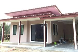 รีวิว บ้านชั้นเดียว สไตล์โมเดิร์นทรอปิคอล พื้นที่ใช้สอย 143 ตร.ม. งบประมาณ 850,000 บาท