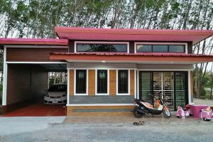 รีวิว บ้านโมเดิร์นทรอปิคอล พื้นที่ใช้สอย 90 ตร.ม. งบประมาณ 800,000 บาท