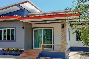 รีวิว บ้านโมเดิร์นทรอปิคอล พื้นที่ใช้สอย 65 ตร.ม. งบประมาณ 500,000 บาท