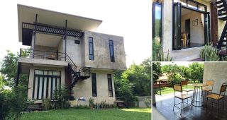 รีวิว บ้านเดี่ยวสองชั้น สไตล์โมเดิร์นลอฟท์ พื้นที่ใช้สอย 71 ตร.ม. งบประมาณ 1 ล้านบาท