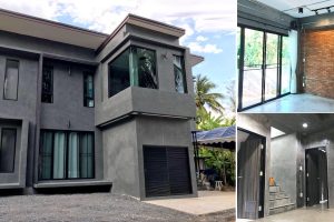 รีวิว บ้านโมเดิร์นลอฟท์สองชั้น พื้นที่ใช้สอย 133 ตร.ม. งบประมาณ 1.4 ล้านบาท