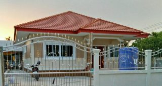 รีวิว บ้านชั้นเดียว แนวร่วมสมัย พื้นที่ใช้สอย 99.5 ตร.ม. งบประมาณ 900,000 บาท