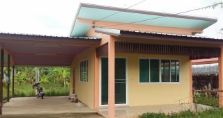 รีวิว บ้านโมเดิร์นชั้นเดียว ราคาประหยัด 1 ห้องนอน 2 ห้องน้ำ งบประมาณ 2 แสนบาท