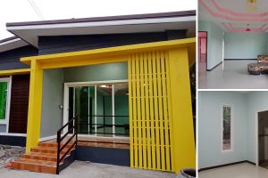 รีวิว บ้านโมเดิร์นชั้นเดียว พื้นที่ใช้สอย 110 ตร.ม. งบประมาณ 700,000 บาท
