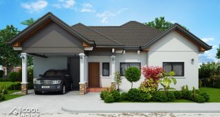 บ้านร่วมสมัยหน้ากว้าง บรรยากาศสดชื่นสไตล์ทรอปิคอล
