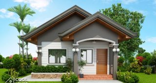 แบบบ้าน 2 ห้องนอน กะทัดรัดน่ารักฟังค์ชั่นครบ