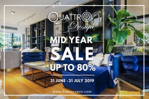 [Mini Review] พาชมเฟอร์นิเจอร์และของแต่งบ้านนำเข้าแบรนด์หรู ลดสูงสุด 80% ที่งาน QUATTRO MID YEAR SALE 2019