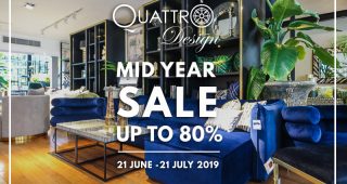 [Mini Review] พาชมเฟอร์นิเจอร์และของแต่งบ้านนำเข้าแบรนด์หรู ลดสูงสุด 80% ที่งาน QUATTRO MID YEAR SALE 2019