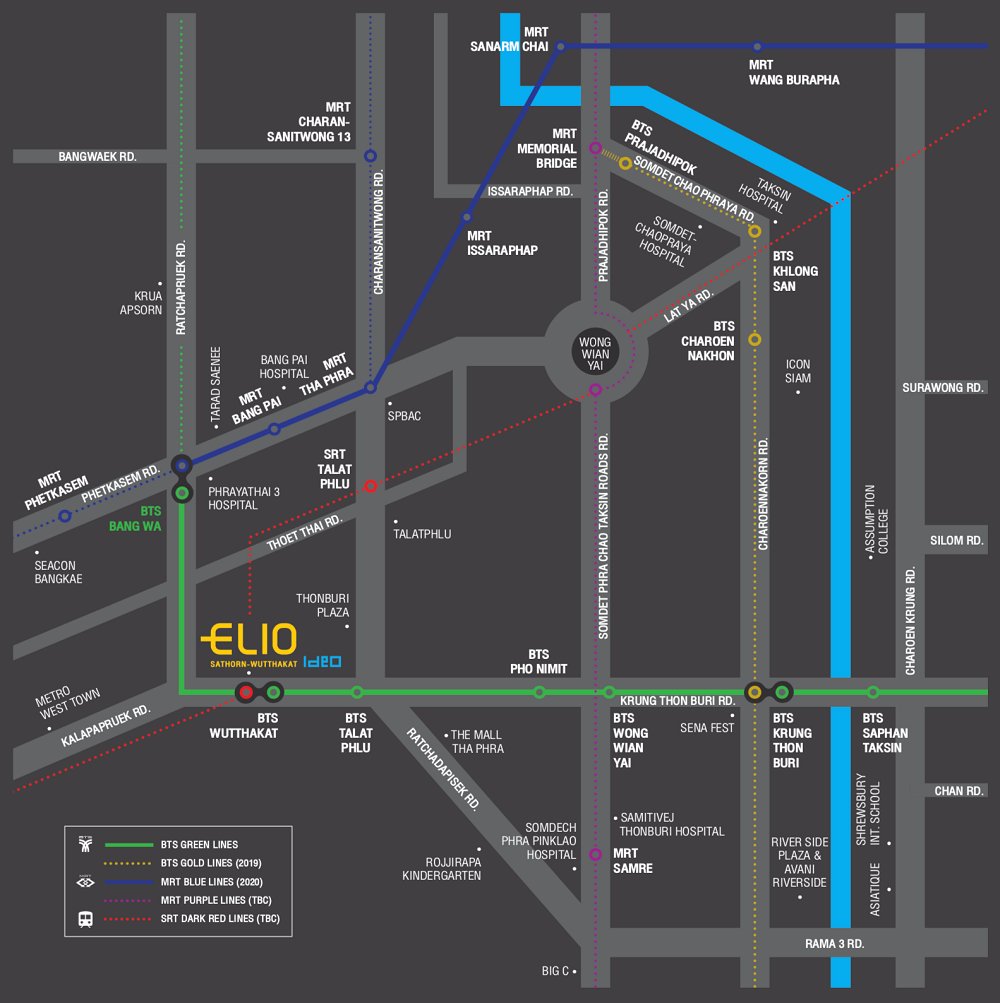 map Elio Sathorn-Wutthakat