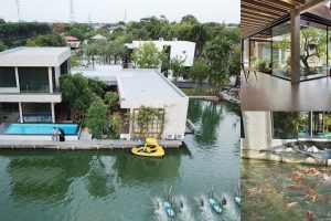 พาชมบ้านกลางน้ำ