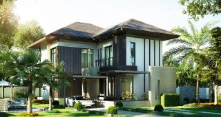 บ้านนคราทรัพย์ Nakarasarp บ้านเดี่ยวหรู สไตล์ Modern Tropical By Porch Land