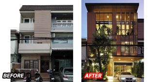 รีโนเวท ตึกแถวเก่า 3 ชั้น 2 คูหา ให้เป็นโฮมออฟฟิศแบบ Happy Workplace ที่หายใจร่วมกับธรรมชาติ
