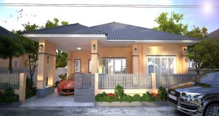 หนองคายวิลล่า Nongkhai Villa ทาวนโฮมและบ้านเดี่ยว เงียบสงบ ใกล้ชิดธรรมชาติ