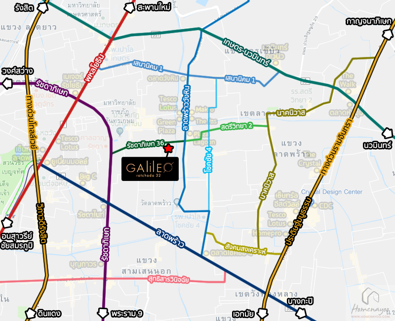 ทำเล 1 - เดินทาง