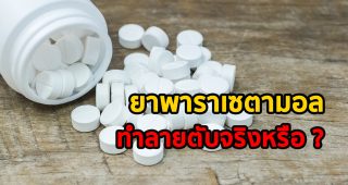 ยาพาราเซตามอล ทำลายตับจริงหรือ ?? แล้วน้ำหนักเท่านี้ ต้องกินยากี่เม็ด ถึงจะถูกต้อง !