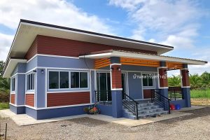 รีวิว บ้านชั้นเดียว สไตล์โมเดิร์น ฟังก์ชั่นครบ วัสดุคุณภาพ งบประมาณ 9 แสนบาท