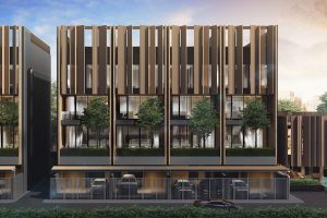 ทาวน์โฮม เดอะ พาร์คเลน สุขุมวิท-แบริ่ง The Park Lane Sukhumvit-Bearing