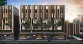 ทาวน์โฮม เดอะ พาร์คเลน สุขุมวิท-แบริ่ง The Park Lane Sukhumvit-Bearing
