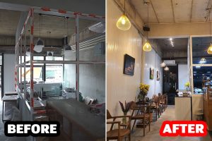 แชร์ประสบการณ์ Renovate ร้านอาหาร สวย จบ ครบ งบไม่บานปลาย เสร็จภายใน 2 อาทิตย์