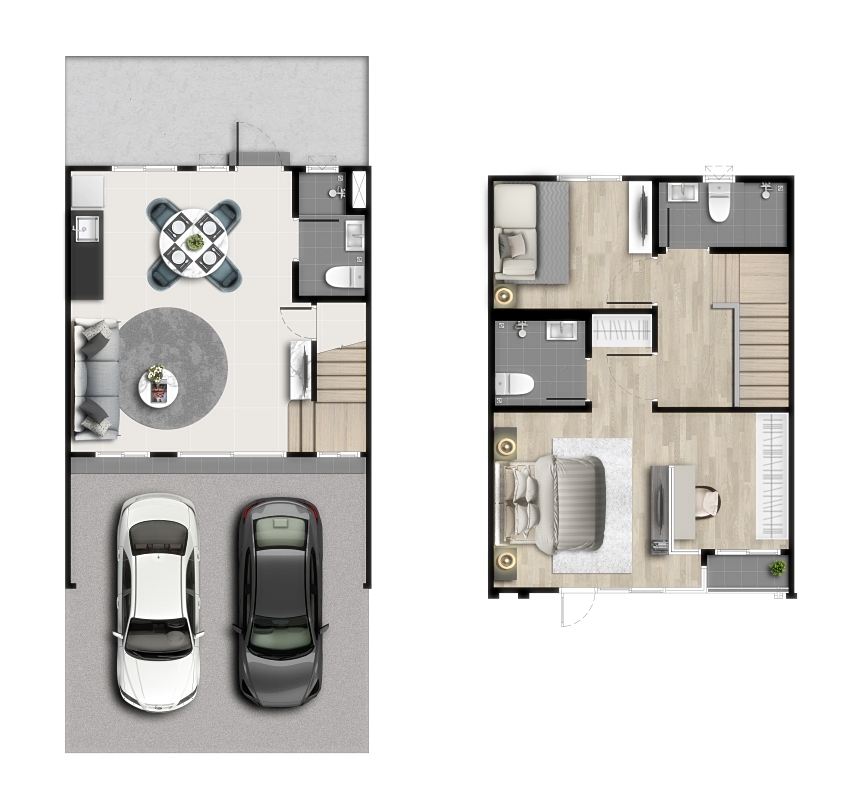 1kl2Mira - Floor Plan - 17_5wa - 1F(M)-tile