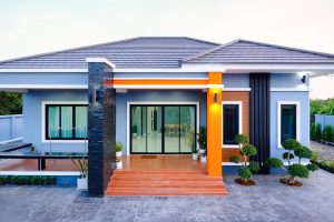 บ้านเดี่ยวชั้นเดียว แนวโมเดิร์นทรอปิคอลเท่ ๆ ภายในแต่งสไตล์มินิมอล เรียบง่าย ฟังก์ชันลงตัว