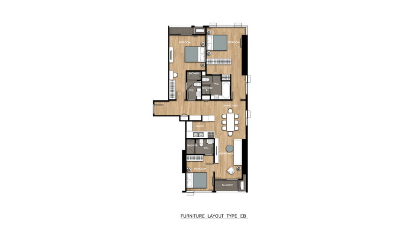 EB penthouses 111.87 sq.m