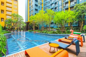 รีวิว คอนโด THE BASE สุขุมวิท 50 ใกล้รถไฟฟ้า BTS อ่อนนุช