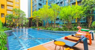 รีวิว คอนโด THE BASE สุขุมวิท 50 ใกล้รถไฟฟ้า BTS อ่อนนุช
