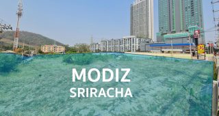 คอนโด โมดิซ ศรีราชา Modiz Sriracha ติดถนนสุขุมวิท ตรงข้าม ม.เกษตรศาสตร์ ศรีราชา