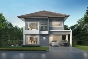 เดอะวัน ไลฟ์ บางนา The One Life Bangna บ้านเดี่ยวและบ้านแฝดใหม่ หน้า รร.สาธิต ม.รามคำแหง 2