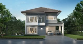 เดอะวัน ไลฟ์ บางนา The One Life Bangna บ้านเดี่ยวและบ้านแฝดใหม่ หน้า รร.สาธิต ม.รามคำแหง 2