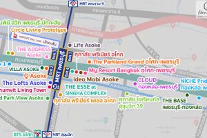 คอนโด MRT เพชรบุรี 2022-2023 / คอนโดติดรถไฟฟ้า MRT เพชรบุรี