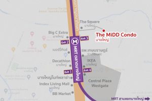 คอนโด MRT ตลาดบางใหญ่ 2022-2023 / คอนโดติดรถไฟฟ้า MRT ตลาดบางใหญ่