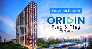 รีวิว Origin Plug & Play E22 Station คอนโดใหม่ เลี้ยงสัตว์ได้ ติด BTS สายลวด ห้อง 2 ชั้น DUO SPACE รูปแบบใหม่! เพดานสูง 4.2 ม. เริ่ม 2.09 ล้าน