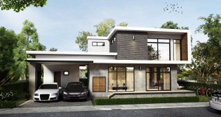 บ้านเดี่ยว เดอะ โมเดิร์นพาร์ค มทส. นครราชสีมา The Modern Park ราคาเริ่มต้น 2.5 ล้านบาท*