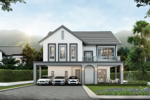บูลเมาเทนน์ วิลล์ สุขุมวิท-เซ็นทรัล Blue Mountain Ville Sukhumvit-Central คลับเฮาส์วิวภูเขา เพียง 2 กม.* ถึง Central จันทบุรี เริ่ม 2.6-8 ล้าน*