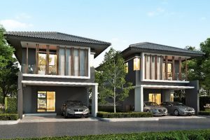เอ็น ซี ออน กรีน ปาล์ม พาร์ค 2 NC On Green Palm Park 2 ทาวน์โฮมและบ้านทรงอิสระ บรรยากาศสนามกอล์ฟ หนึ่งเดียวในโซนลำลูกกา