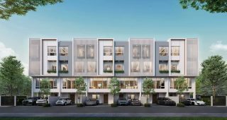 ทาวน์โฮม เมซอง 168 เมืองทอง Maison 168 Muangthong ติดถนนใหญ่ ใกล้รถไฟฟ้าสายสีชมพู ราคาเริ่มต้น 7.9 ล้านบาท*