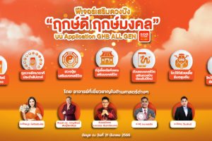 ธอส. ชวนเสริมดวงปัง กับ 7 ฟีเจอร์ “ฤกษ์ดี ฤกษ์มงคล” บน Application GHB ALL GEN