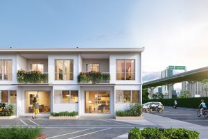 บ้านกรีนเฮ้าส์ รังสิต สเตชั่น-ซ.เวิร์คพอยท์ Baan Greenhaus Ransit Station-Workpoint ใกล้รถไฟฟ้าสายสีแดงและทางด่วน เพียง 5 นาที* เริ่ม 1.29 ล้านบาท*