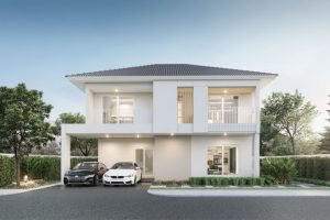 เดอะพราว เพรสทีจ บายพาส-ราชบุรี The Proud Prestige Bypass-Ratchaburi บ้านแฝดและบ้านเดี่ยวโครงการใหม่ จาก DLAND