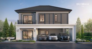 บริทาเนีย บางแสน Britania Bangsaen บ้านโครงการใหม่ สไตล์ Modern British ทำเลใจกลางบางแสน ติด ถ.มิตรสัมพันธ์ และ ถ.ข้าวหลาม เริ่ม 5.39-10 ล้านบาท*