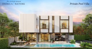 เดอะ ไทเทิล วิลล่า เอสเตลลา ในยาง The Title Villa Estella Naiyang Private Pool Villa ใกล้หาดในยาง 600 ม.* สุดเอ็กซ์คลูซีฟเพียง 26 ยูนิต จาก THE TITLE