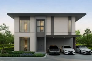 โซลวานี รามอินทรา SŌLVANI Ramintra บ้านเดี่ยวและบ้านแฝด สไตล์ Urban Brutalist ใกล้รถไฟฟ้าสายสีชมพู สถานีบางชัน ราคาเริ่ม 6.8 ล้านบาท*