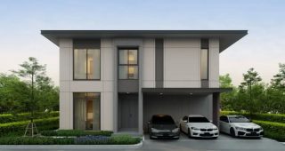 โซลวานี รามอินทรา SŌLVANI Ramintra บ้านเดี่ยวและบ้านแฝด สไตล์ Urban Brutalist ใกล้รถไฟฟ้าสายสีชมพู สถานีบางชัน ราคาเริ่ม 6.8 ล้านบาท*